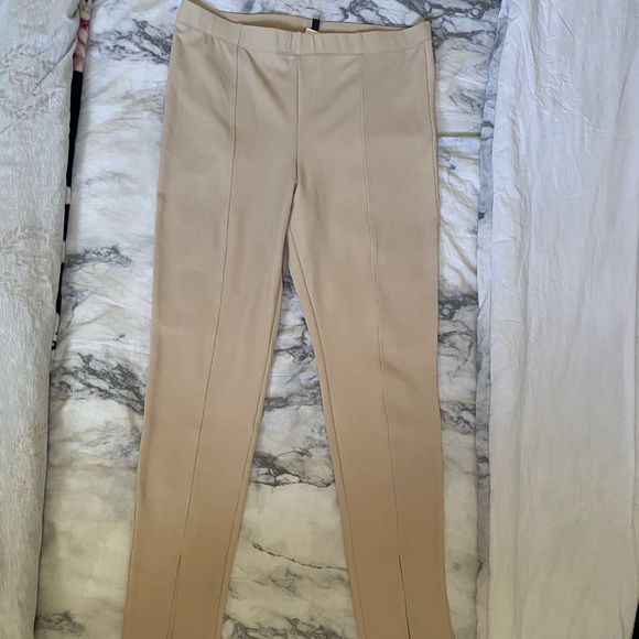 H&M Slit Detailed Leggings in the color light beige *SOLD OUT ON H&M SIGHT* - Picture 5 of 5